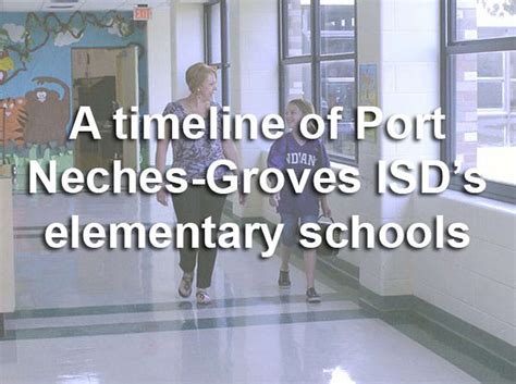 A timeline of Port Neches-Groves ISD's elementary schools