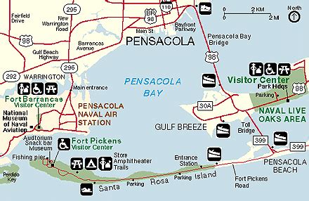 Pensacola Beach Map Florida - Allina Madeline