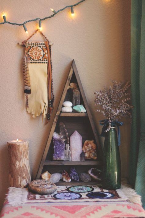 Creating your own sacred space (With images) | Shelf decor bedroom, Handmade home decor, Boho room