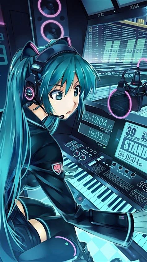 Anime DJ Girl Wallpaper