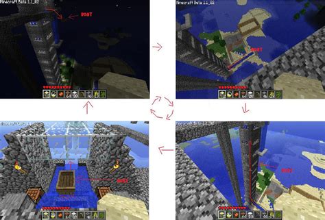 Minecraft Boat elevator by presentlydead on DeviantArt