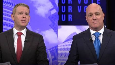 Election 2023 live updates: National's Christopher Luxon, Labour's Chris Hipkins face off in ...