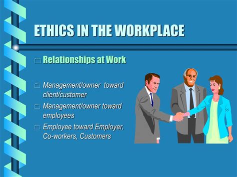 PPT - ETHICS IN THE WORKPLACE PowerPoint Presentation, free download - ID:6599384