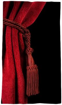 Download Red Theatre Curtain Blackout Window Curtain • Pixers® - Wool PNG Image with No ...