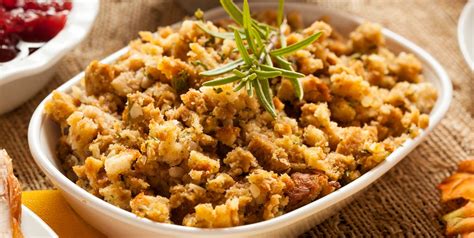 Turkey Stuffing Recipe - Traditional Bread Stuffing with Herbs Recipe