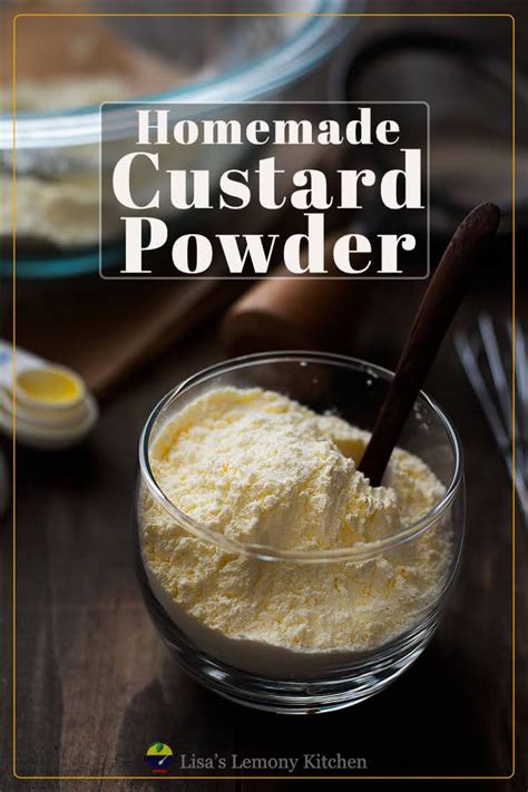 Homemade Custard Powder - Lisa's Lemony Kitchen