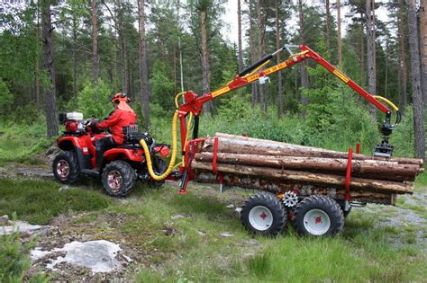 Log Loader/Trailer for ATV - Hants Equipment Ltd.