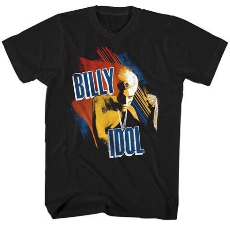 Billy Idol Rebel Yell T-Shirt - Mens Graphic Rock T Shirts | Societees