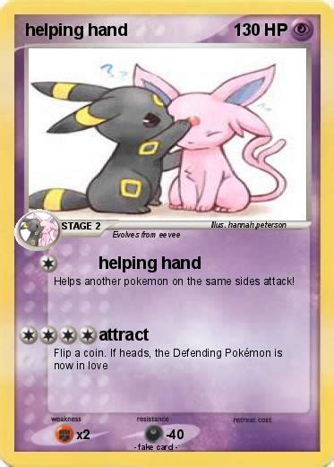 Pokémon helping hand - helping hand - My Pokemon Card