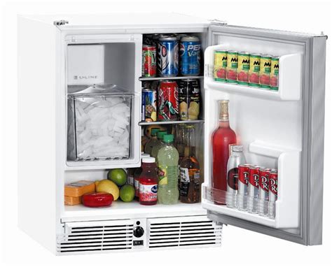 U-Line ULN-CO29W-03A White Combo Ice Maker / Refrigerator