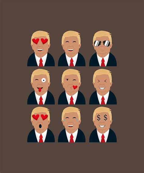 Trumoji-Trump emoji-president emoticon Digital Art by Mary Mas - Fine ...