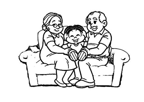 Bluey Grandparents Coloring Pages