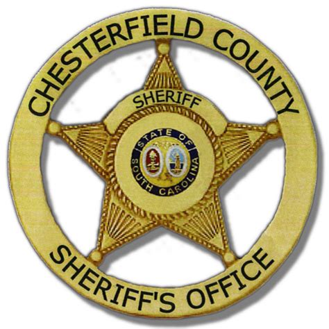 Chesterfield county Sheriff SC | Police badge, Fire badge, Badge