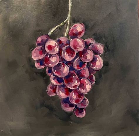 Grapes Painting by Ekaterina V | Saatchi Art