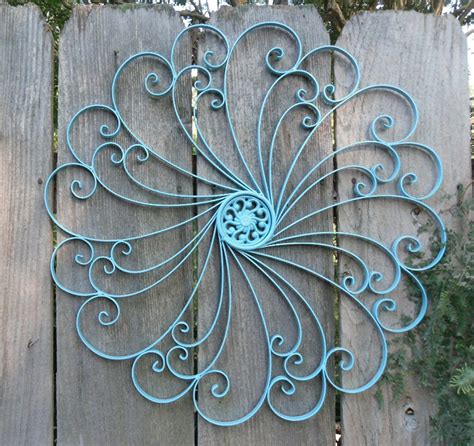 Large Wrought Iron Wall Decor | Wrought iron wall decor, Iron wall ...