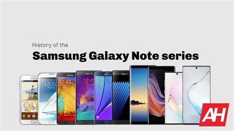 History Of The Samsung Galaxy Note Series