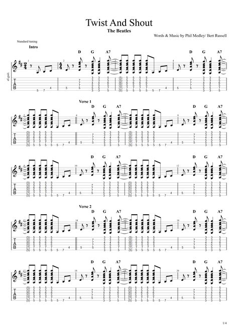 The Beatles “Twist And Shout” Song and Guitar Chords | Guitar Jam