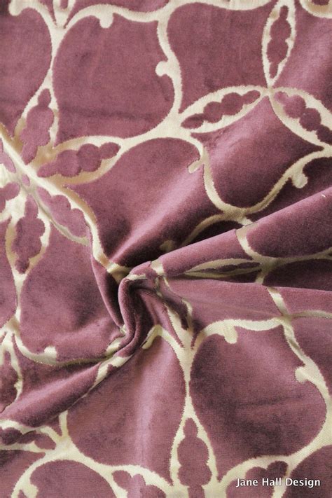 Harlequin Purple Cut Velvet Upholstery Fabric 54 X - Etsy