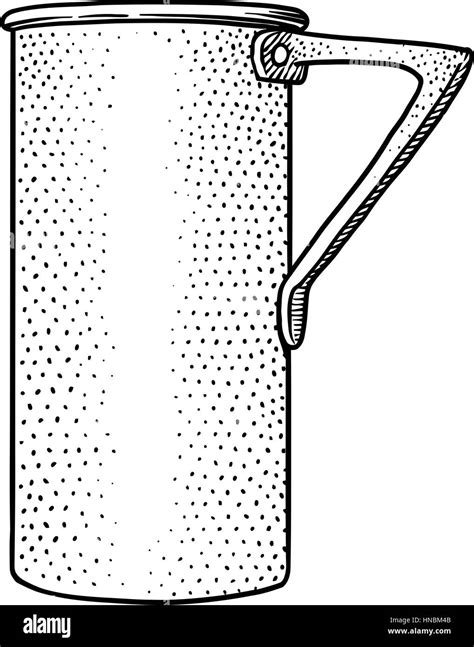 Measuring cup illustration, drawing, engraving, line art Stock Vector ...