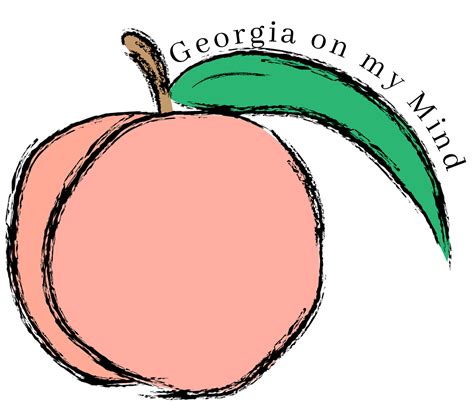 Peach clipart georgia peach, Peach georgia peach Transparent FREE for ...