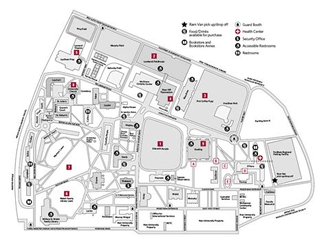 Commencement Day Campus Map | Fordham