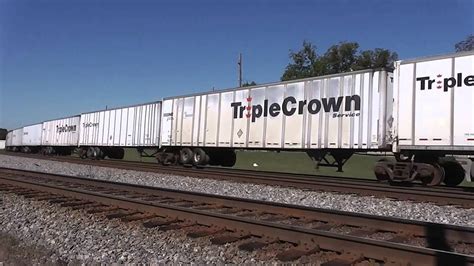 Norfolk Southern Southbound Triple Crown Road Railer Service Train#251 ...