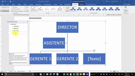 Crear organigrama en MS Word 2016 - YouTube