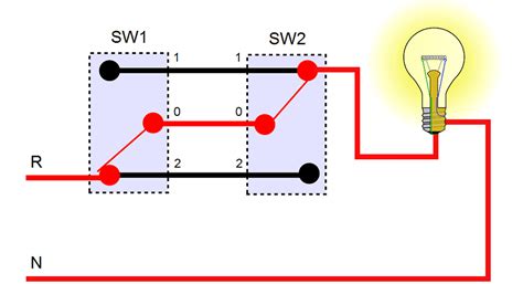 Circuit Diagram Of Two Way Switch