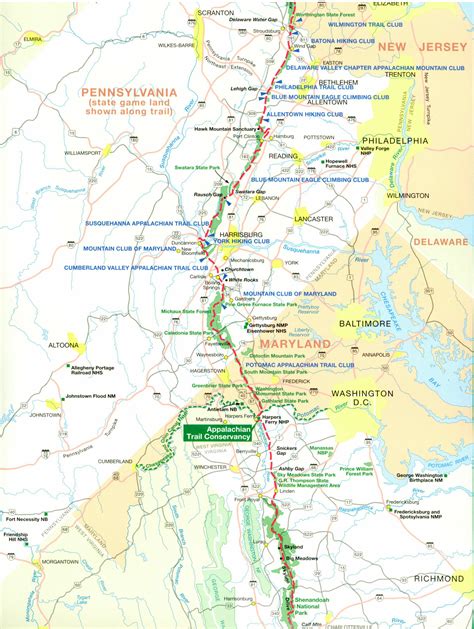 Official Appalachian Trail Maps