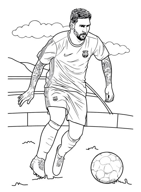 20 Lionel Messi Coloring Pages (Free PDF Printables), 60% OFF