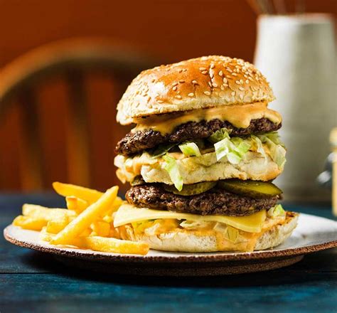 The big double cheeseburger & secret sauce - Good Food Middle East