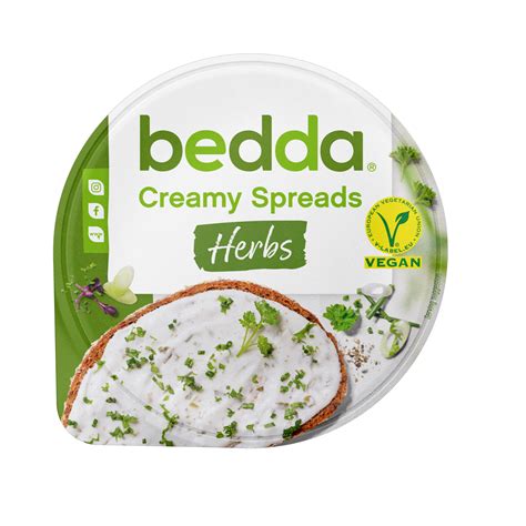 Creamy Spread with herbs – Vegan cream cheese alternative - bedda world