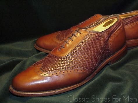 *Fein - ALLEN EDMONDS Ventilated-Basket Weave Oxford Spectator: 43-43 ...