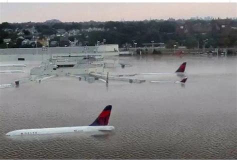 Did Hurricane Michael Flood the Airport in This Photograph?