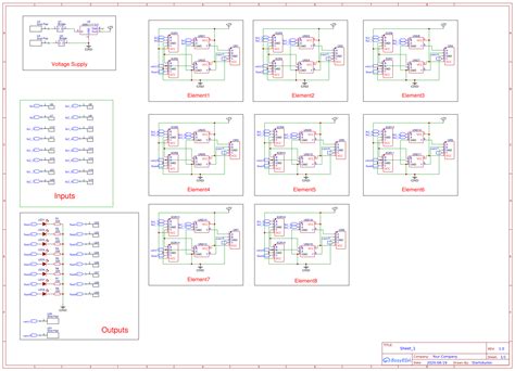 8 Bit adder - EasyEDA open source hardware lab