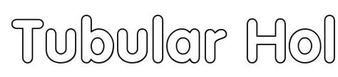 Tubular Hollow Font Download Free / LegionFonts