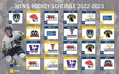 Thunderwolves 2022-23 Schedule released - Lakehead University Thunderwolves Men's Hockey