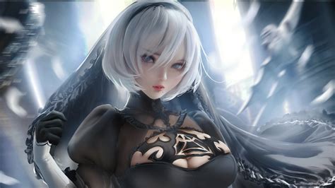 Nier Automata 2b Anime Uhd 4k Wallpaper Pixelz Images | Porn Sex Picture