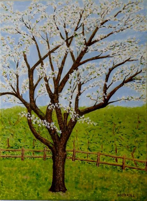 Dogwood Tree Painting at PaintingValley.com | Explore collection of ...