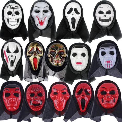 New Halloween Scary Mask Cosplay Costume Mask The Purge Movie Grimace Mask CTQM 1-in Party Masks ...