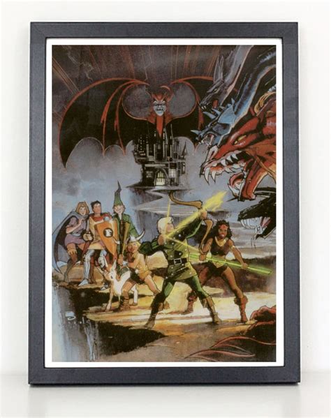 Dungeons and Dragons poster print | Etsy