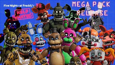 FNAF VR Help Wanted MEGA Pack Blender Release by FNAF-BUSTERS on DeviantArt