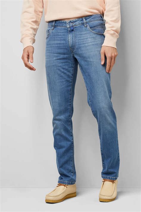 Meyer M5 Slim Fit Five-Pocket jeans blue | Businesshemden.com