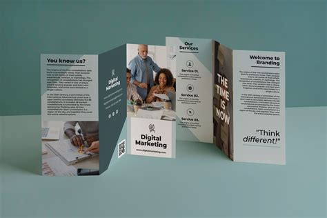 Edit this Simple Infinity Digital Marketing Brochure ready-made template