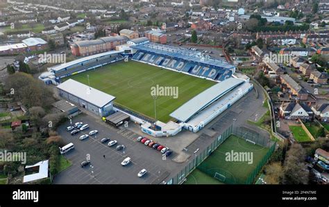 AFC Telford United Bucks Head stadium in Wellington, Shropshire, Uk Stock Photo - Alamy