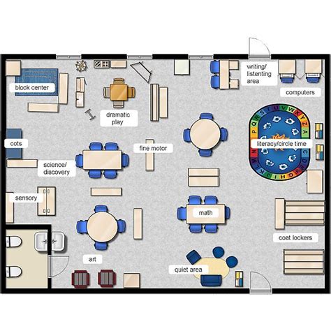 Classroom Floorplanner | Kindergarten classroom layout, Classroom floor ...