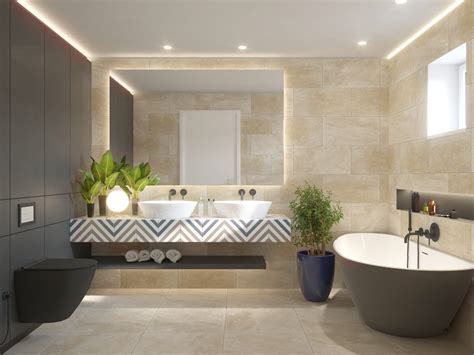 Modern Bathroom Tile Design