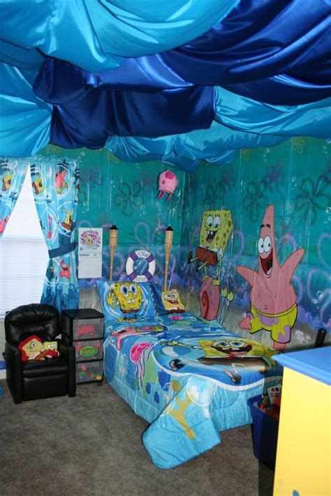 Spongebob bedroom | Spongebob, Kids room, Kids room wall decals