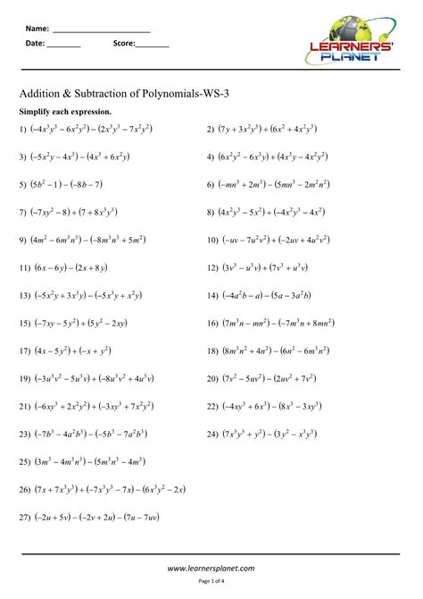 Algebraic Expressions Worksheet Pdf – Pro Worksheet