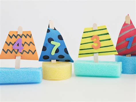 Pool Noodle Boats Kid Craft | Fun365